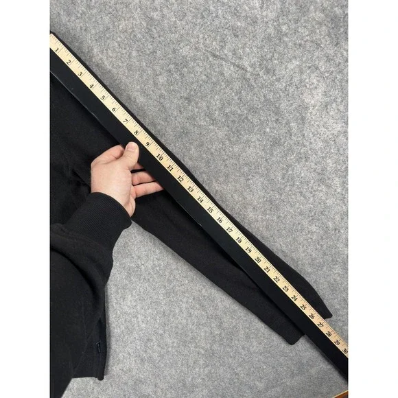 Ted Baker Sweater Mens 2XL Black Wool V Neck Textured Detail Lightweight NWT - Picture 12 of 16